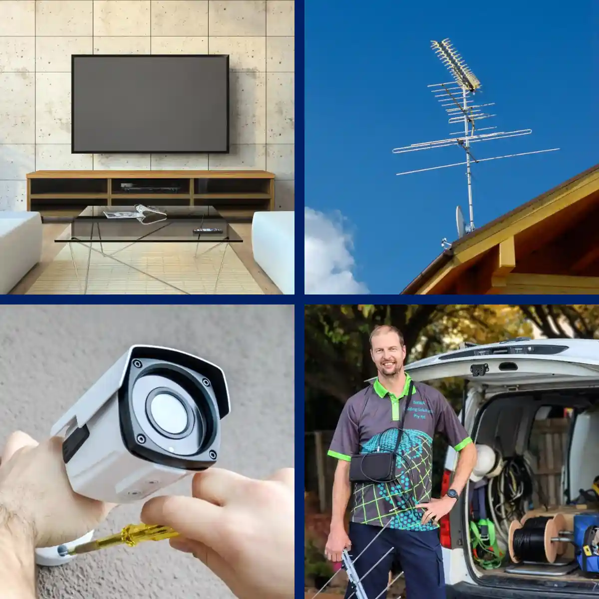 TV Wall Mounting, Antenna Installations, CCTV Install and Data Cabling Canberra